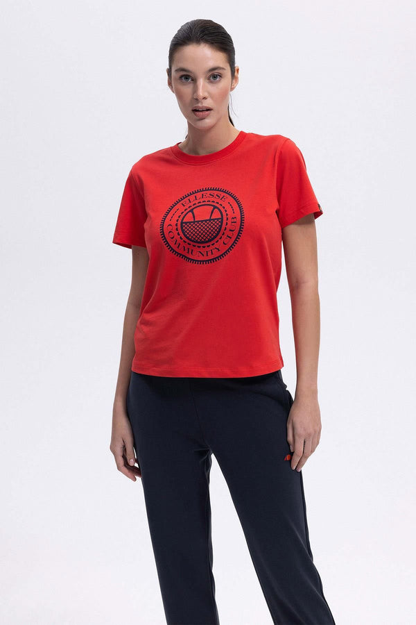 ELLESSE Kadın Kırmızı Tişört EF444