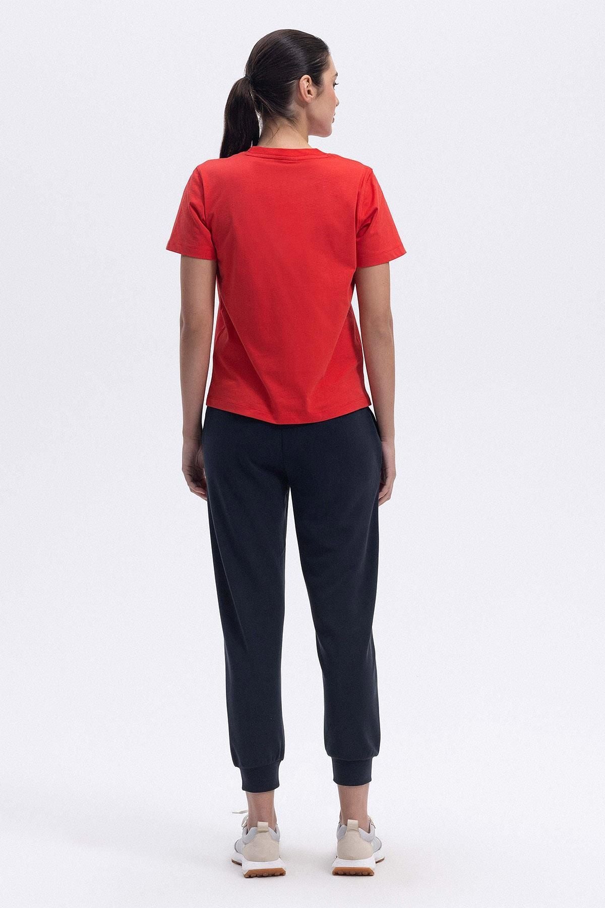 ELLESSE Kadın Kırmızı Tişört EF444
