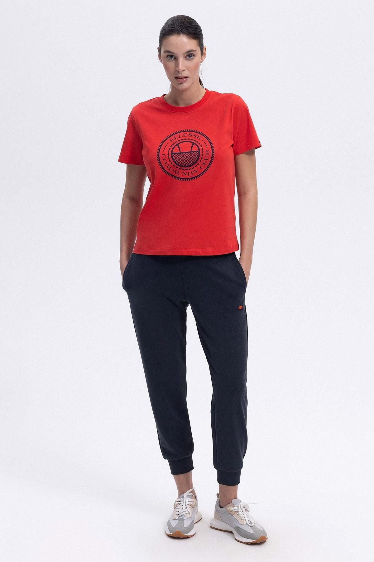 ELLESSE Kadın Kırmızı Tişört EF444