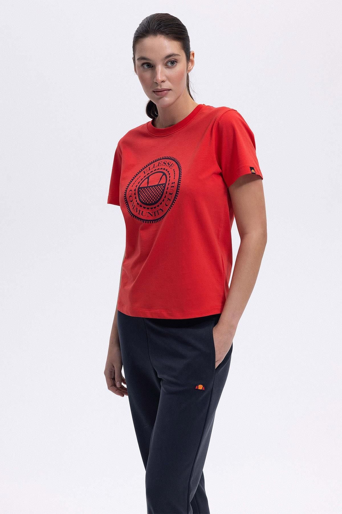 ELLESSE Kadın Kırmızı Tişört EF444
