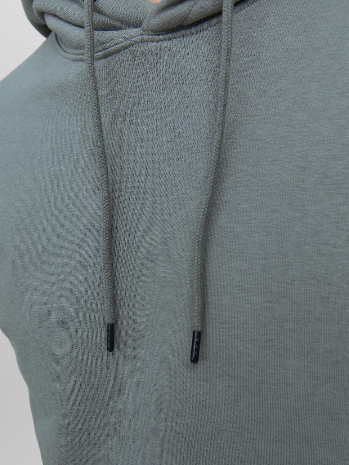 Erkek Jack Jones Basıc Sweatshirt Hood Noos Yeşil 12208157