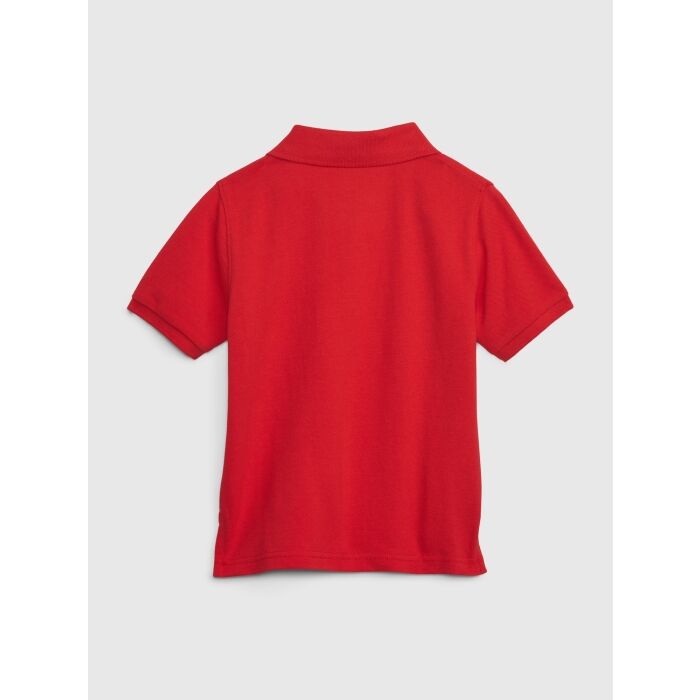 GAP Erkek Çocuk Logolu Polo Yaka Kırmızı Tişört 572587000