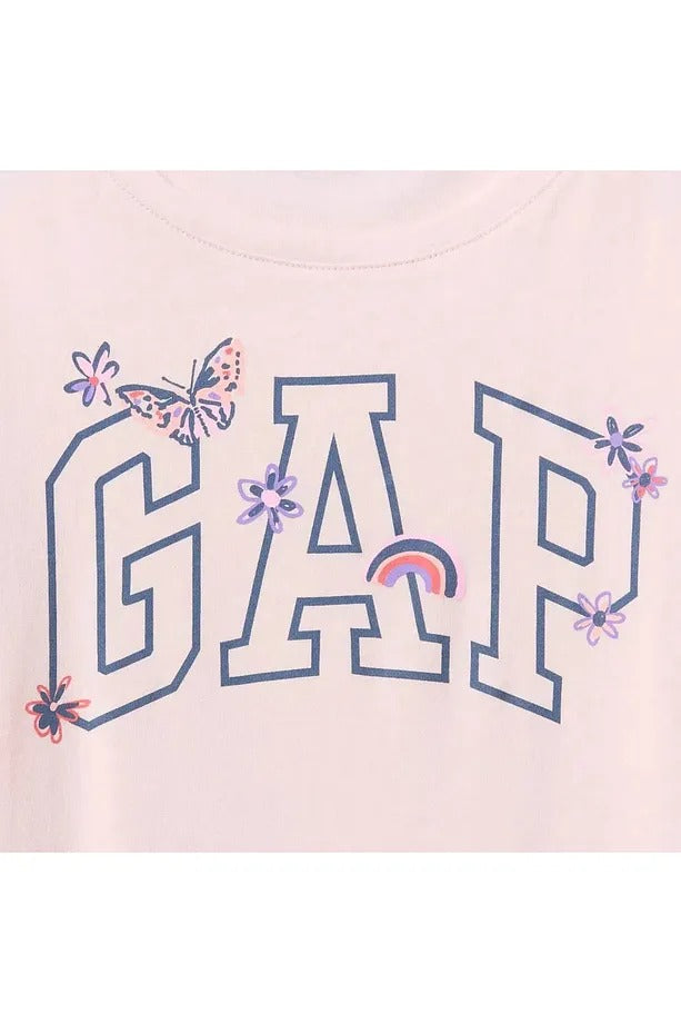 GAP Kadın Pembe Pamuklu Tişört 721891001