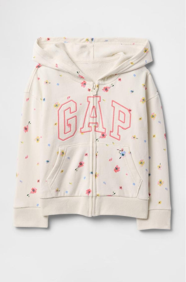 GAP Kız Çocuk Beyaz Logolu Swatshirt 742963006