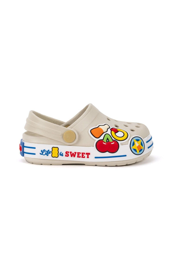 HARİBO Bebek KREM Çocuk Sargılı Eva Sandalet FTW04E
