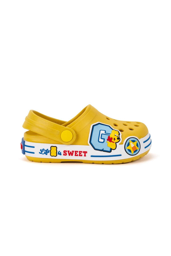 HARİBO Bebek SARI Çocuk Sargılı Eva Sandalet FTW03E