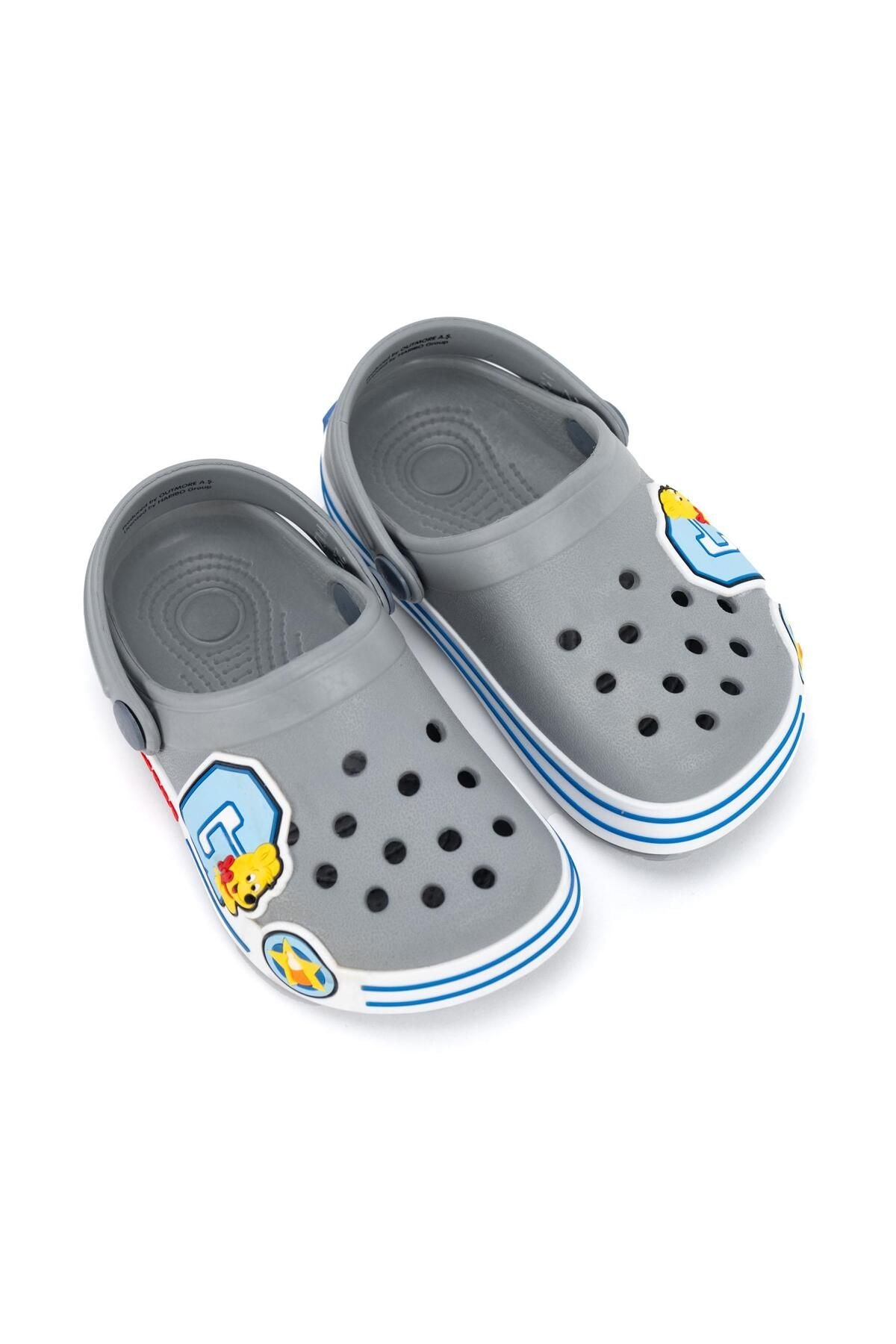 HARİBO Çocuk Gri Eva Sandalet FTW03E