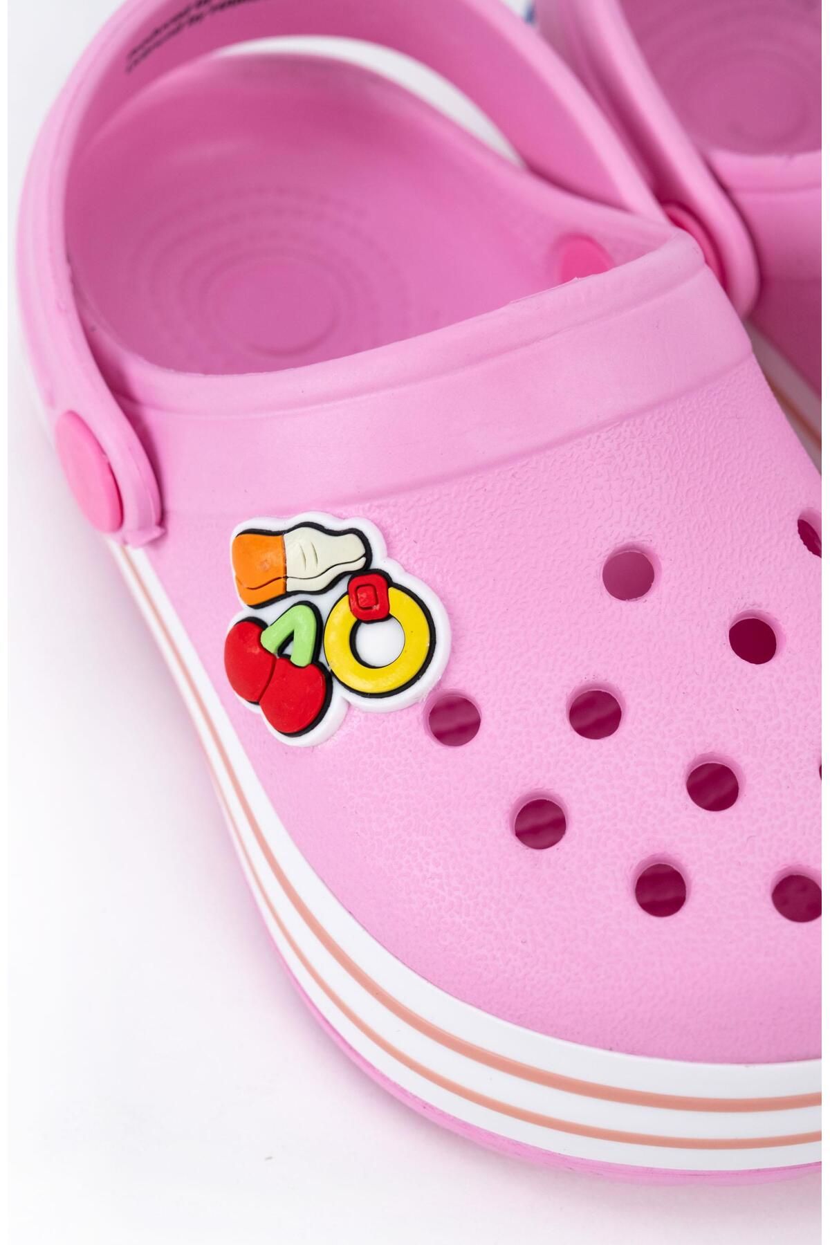 HARİBO Kız Pembe Çocuk Sargılı Eva Sandalet FTW02E