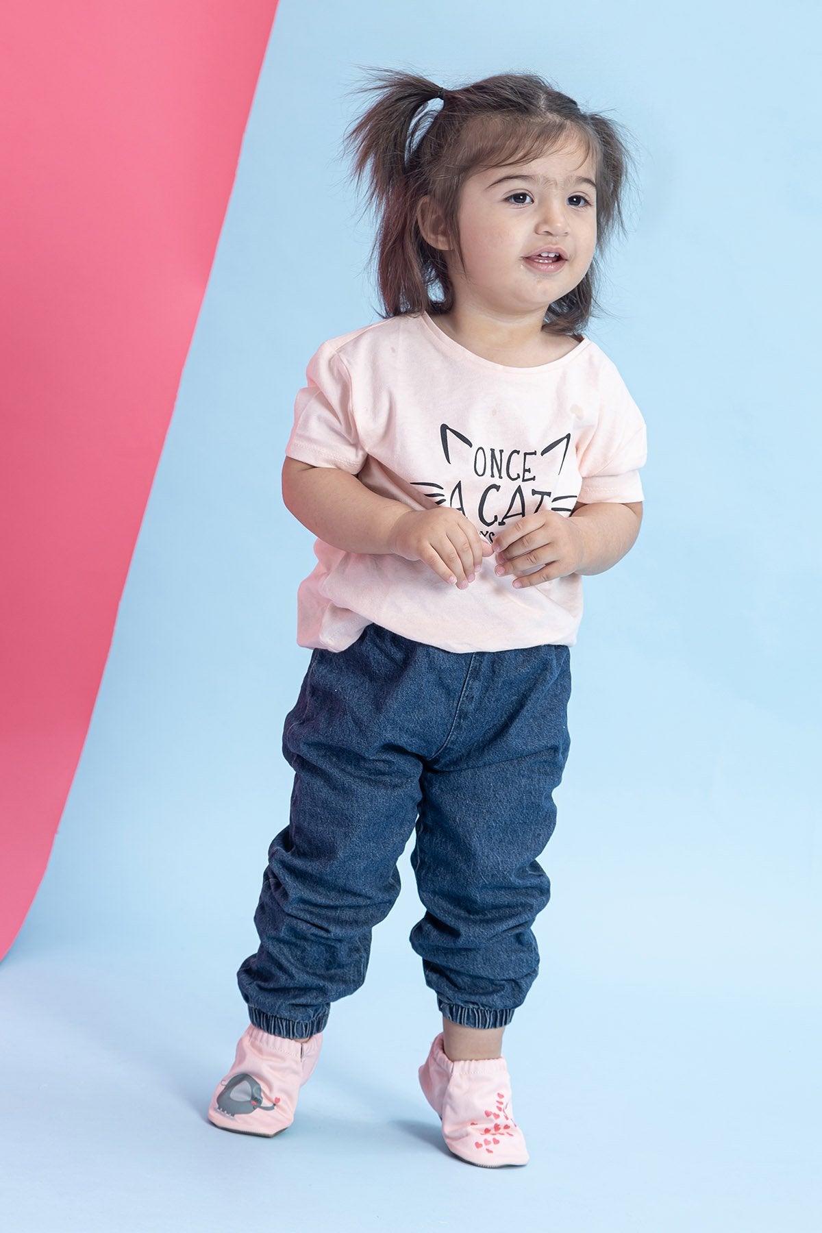 Hopfrög Cute Hose Hyper Mor Gül Barefoot Akıllı Patik H010105065