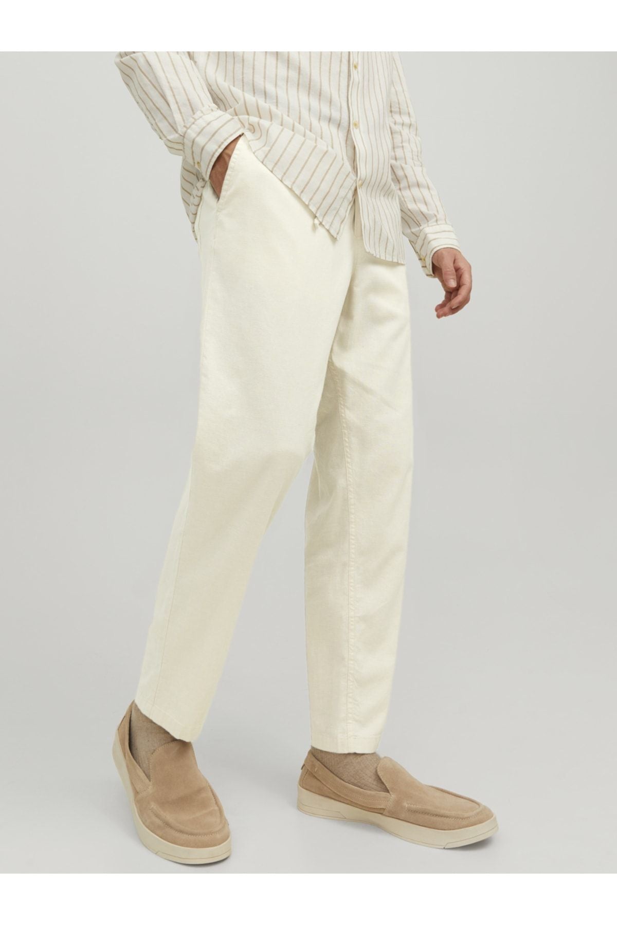 JACK JONES Erkek Bej Jogger Pantolon 12229699