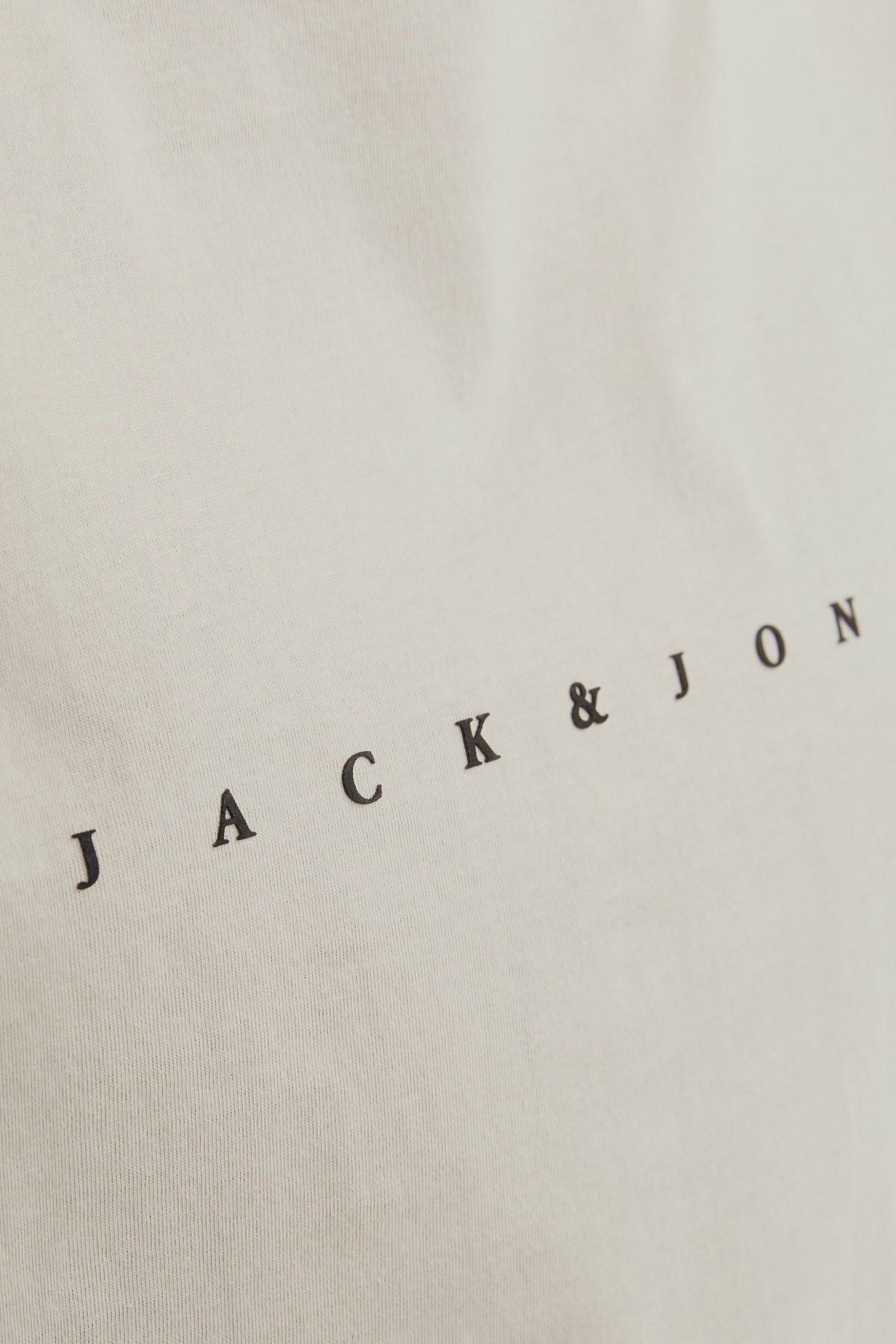 JACK JONES Erkek Bej Pamuklu Tişört 12234746