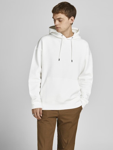 Jack Jones Erkek Beyaz Jjestar Basic Sweat 12208157B