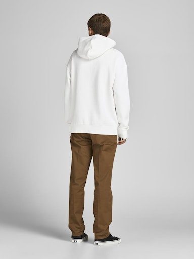 Jack Jones Erkek Beyaz Jjestar Basic Sweat 12208157B