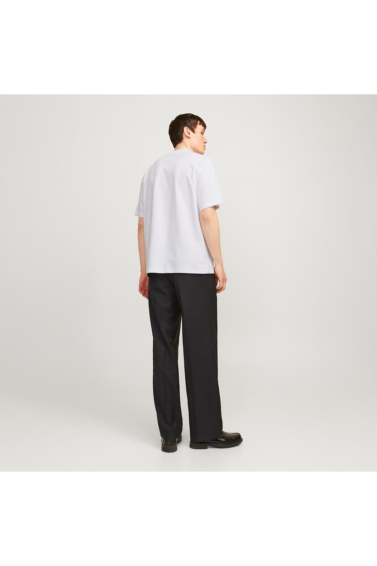JACK JONES Erkek BEYAZ Pamuklu Tişört 12259357