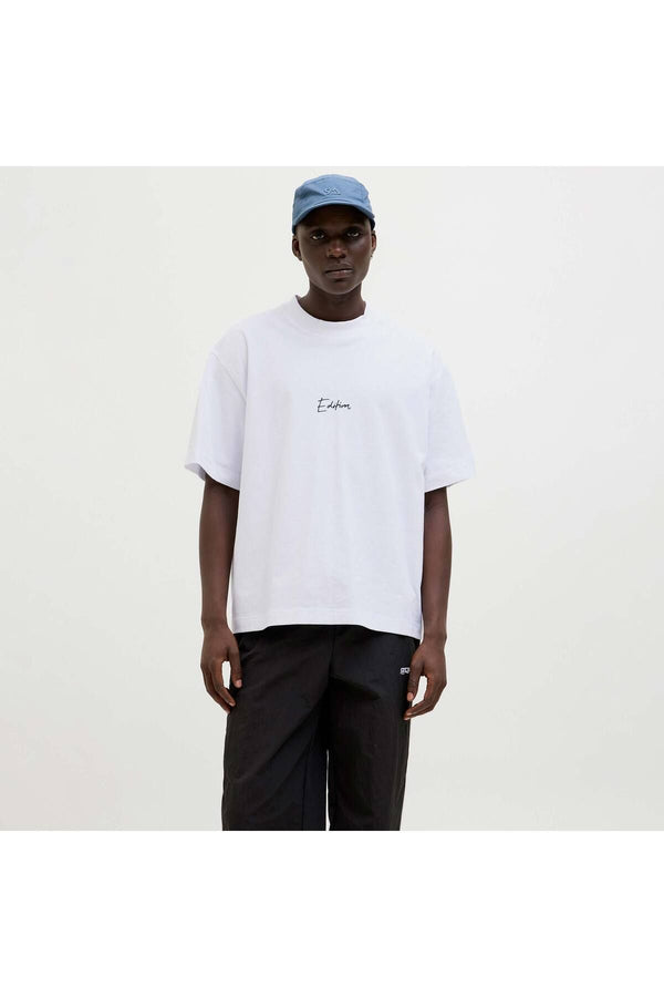 JACK JONES Erkek BEYAZ Pamuklu Tişört 12273310