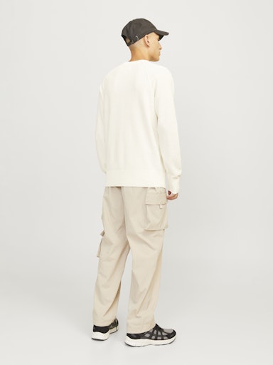 Jack & Jones Erkek Beyaz Sweat 12264525