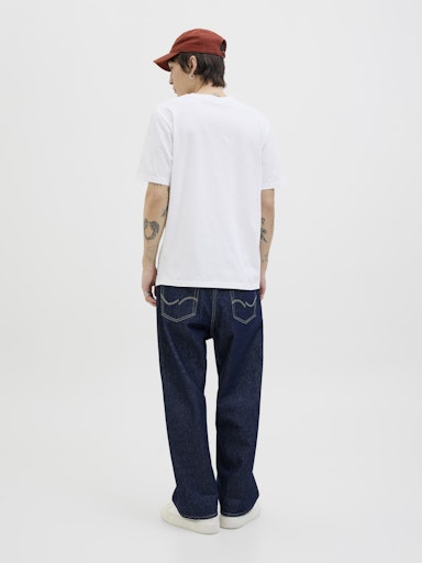 JACK JONES Erkek BEYAZ Tişört 12277220