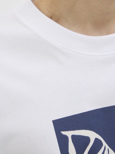 JACK JONES Erkek BEYAZ Tişört 12277220
