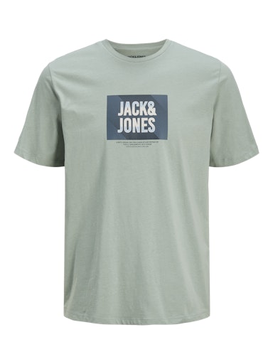 Jack Jones Erkek Bisiklet Yaka  Yeşil Tişört 12268477