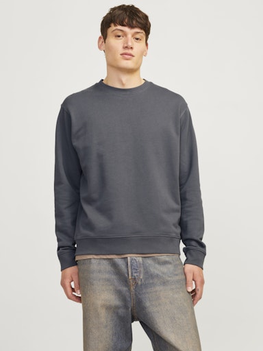 Jack Jones Erkek Gri Jjechare Sweat 12257853G