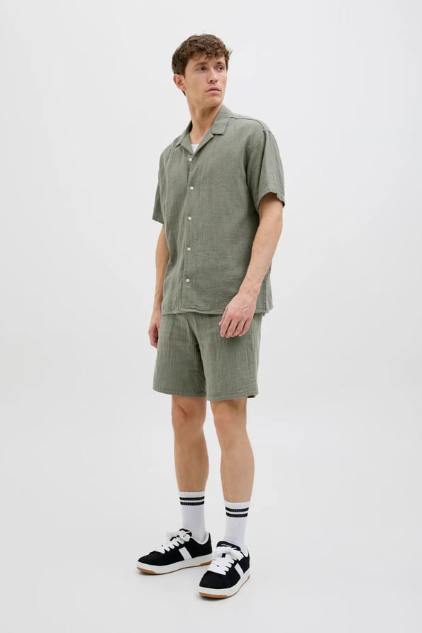 JACK JONES Erkek GRİ Jogger Şort 12274758