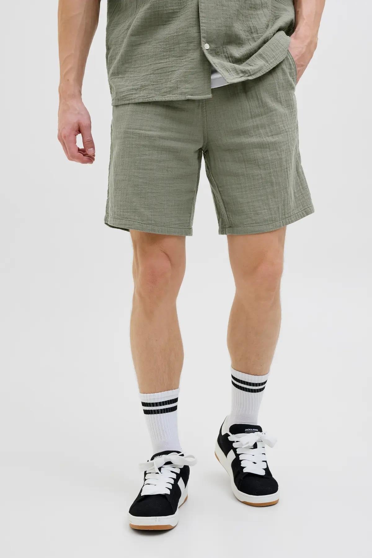JACK JONES Erkek GRİ Jogger Şort 12274758