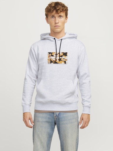 Jack Jones Erkek Gri Jorvesterbro Newton Sweat 12266801G