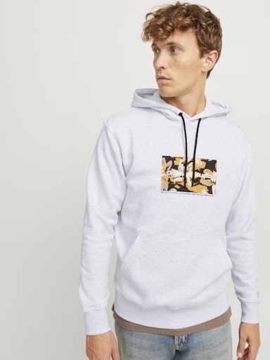 Jack Jones Erkek Gri Jorvesterbro Newton Sweat 12266801G