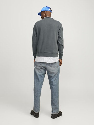 Jack Jones Erkek Gri Jorvesterbro Sweat 12241694G