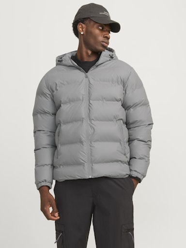 Jack Jones Erkek Gri Puffer Mont 12239020G