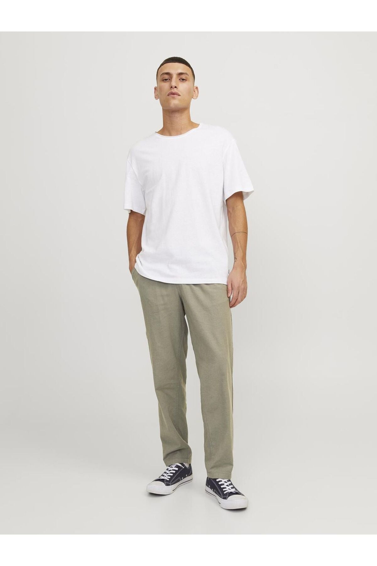 JACK JONES Erkek Haki Jogger Pantolon 12229699