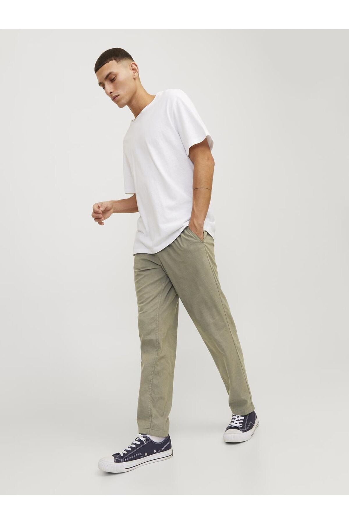 JACK JONES Erkek Haki Jogger Pantolon 12229699
