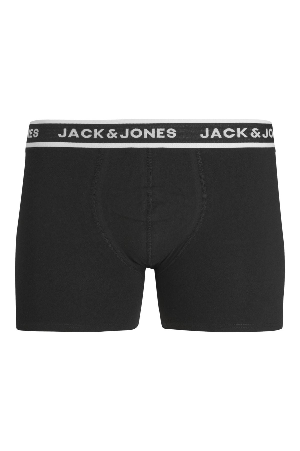 Jack Jones Erkek Jacsolid 3'lü Siyah Boxer 12229576S