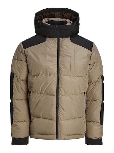 Jack Jones Erkek  Jcootis Puffer Sn Krem Günlük Mont 12239001KR