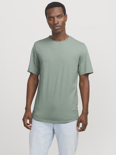 Jack Jones Erkek Jjestar Iceberg Green Bisiklet Yaka Açık Yeşil Tişört 12182498