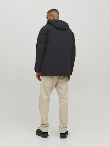 JACK JONES Erkek Siyah Parka 12211896