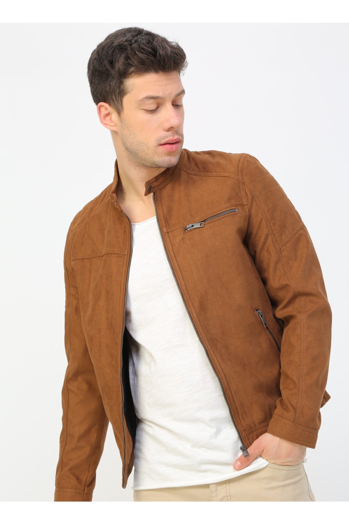Jack & Jones Erkek Kahverengi Ceket 12147218