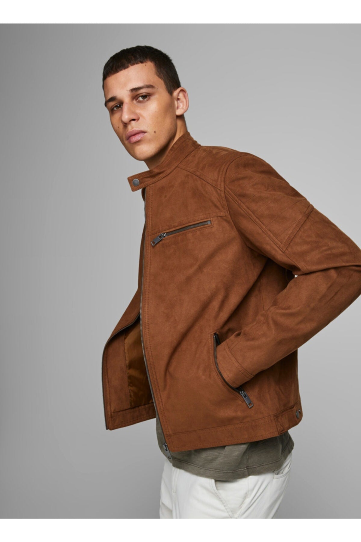 Jack & Jones Erkek Kahverengi Ceket 12147218