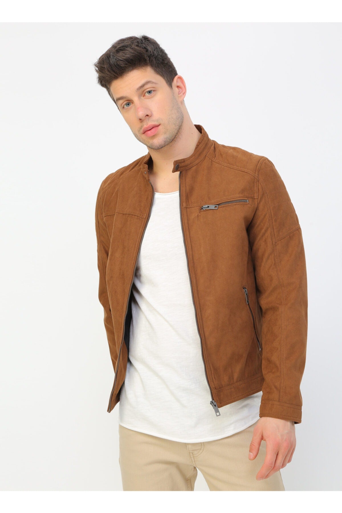 Jack & Jones Erkek Kahverengi Ceket 12147218
