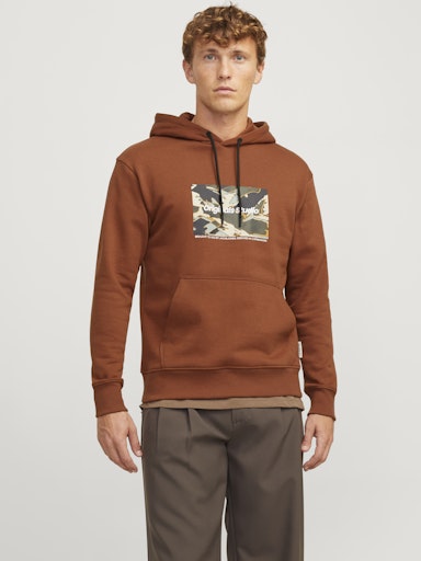 Jack Jones Erkek Kahverengi Jorvesterbro Newton Sweat 12266801KA