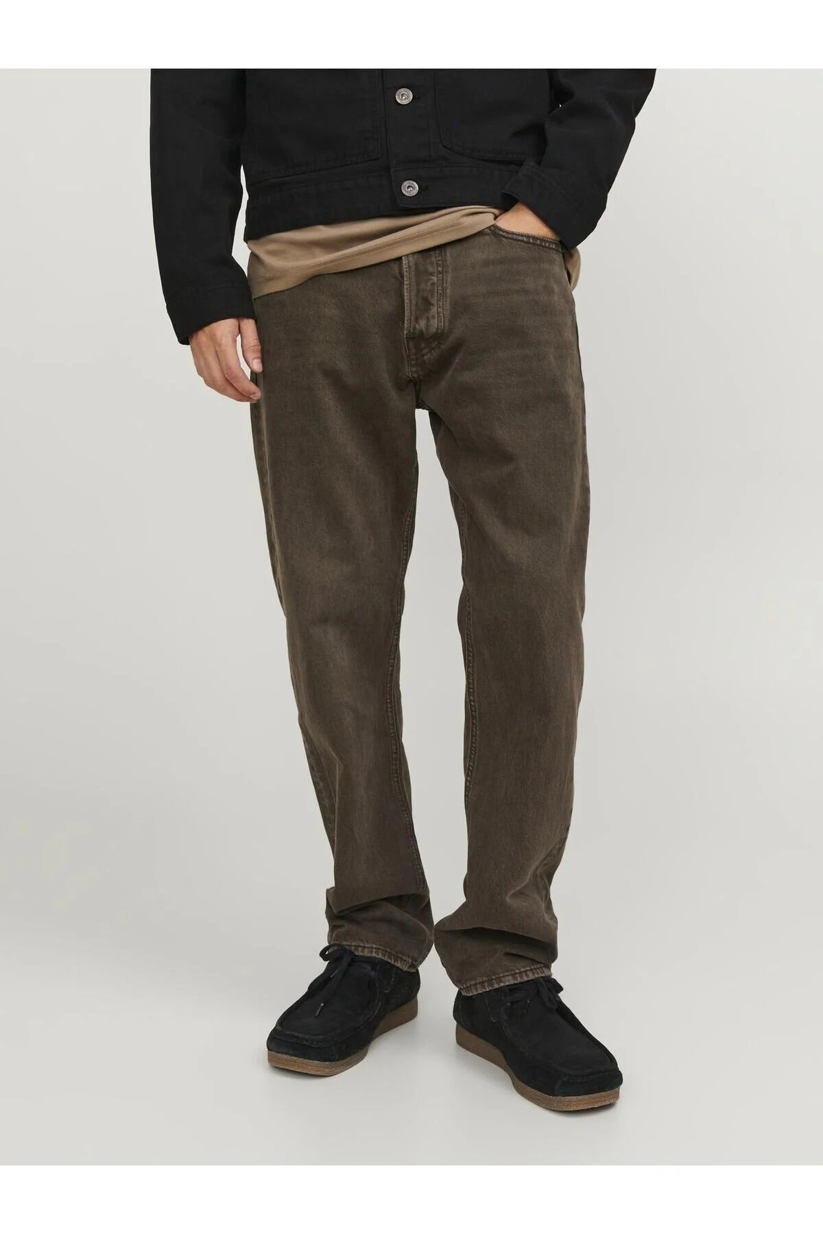 Jack & Jones Erkek Kahverengi Pantolon 12246401