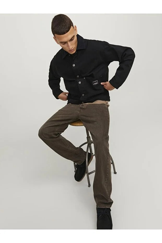Jack & Jones Erkek Kahverengi Pantolon 12246401