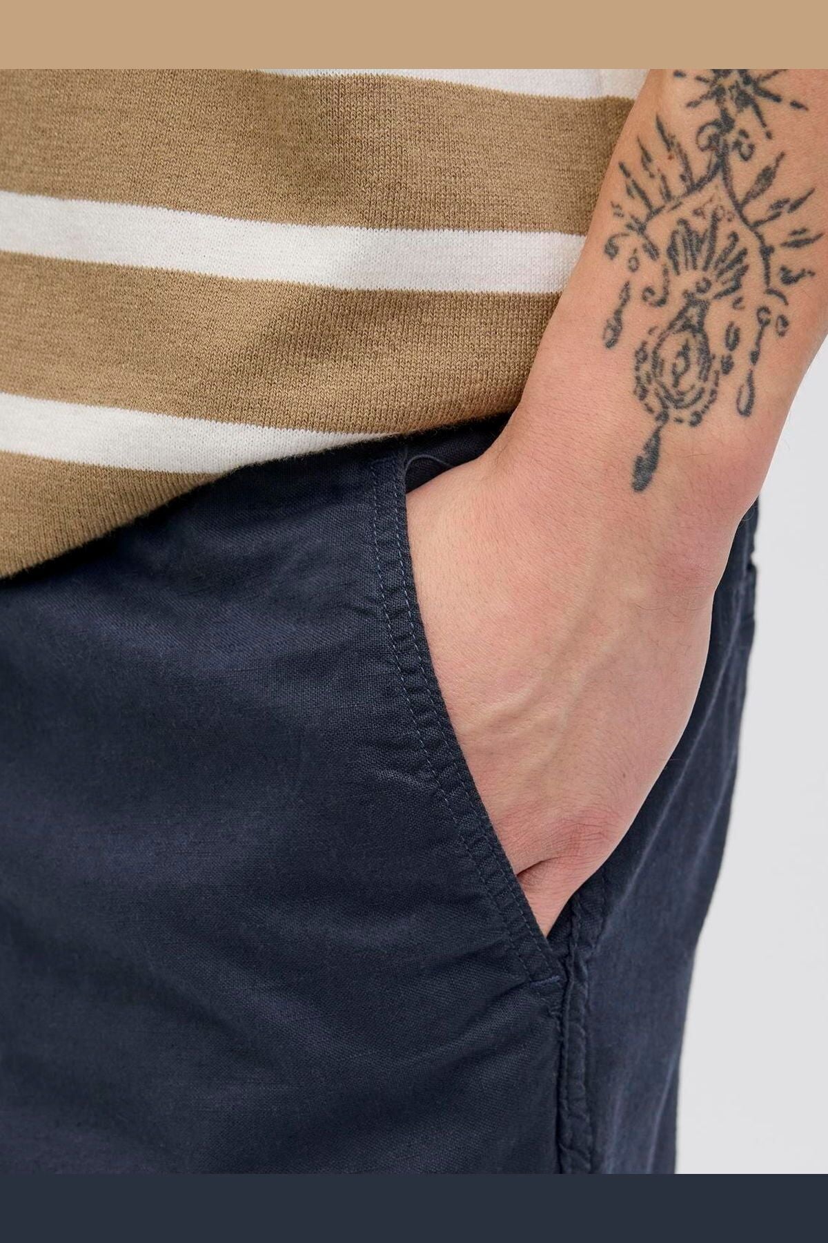 JACK JONES Erkek Koyu Lacivert Hybridbondishort Srt 12274968