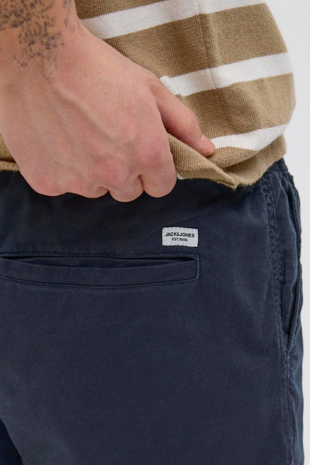 JACK JONES Erkek Koyu Lacivert Hybridbondishort Srt 12274968