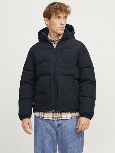 Jack Jones Erkek  Koyu Lacivert Puffer Mont 12258416L