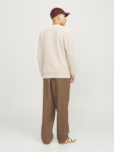 Jack & Jones Erkek Krem Kazak 12259647