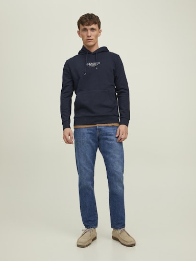 Jack Jones Erkek Lacivert Jprbluarchie Sweat 12216335L