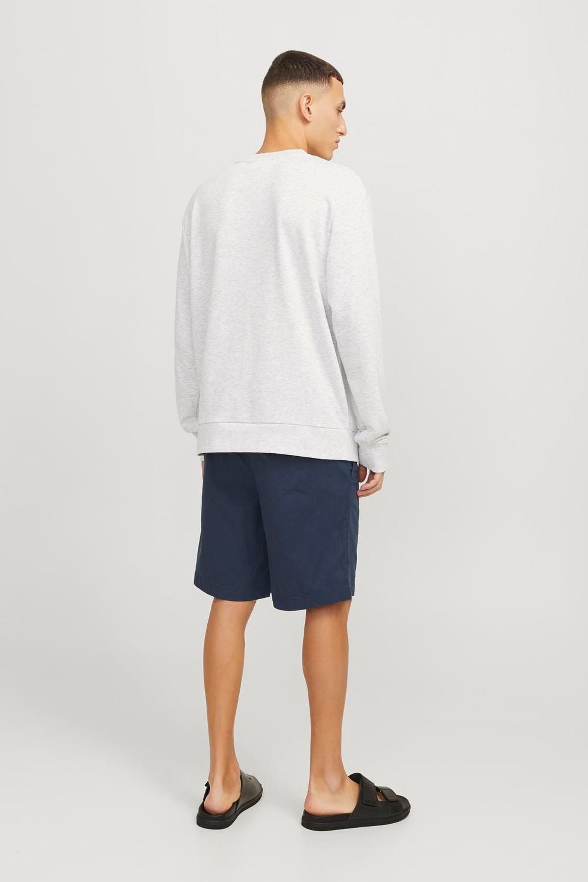 JACK JONES Erkek Lacivert Kampanyalı Hibrit Jogger Şort 12274983