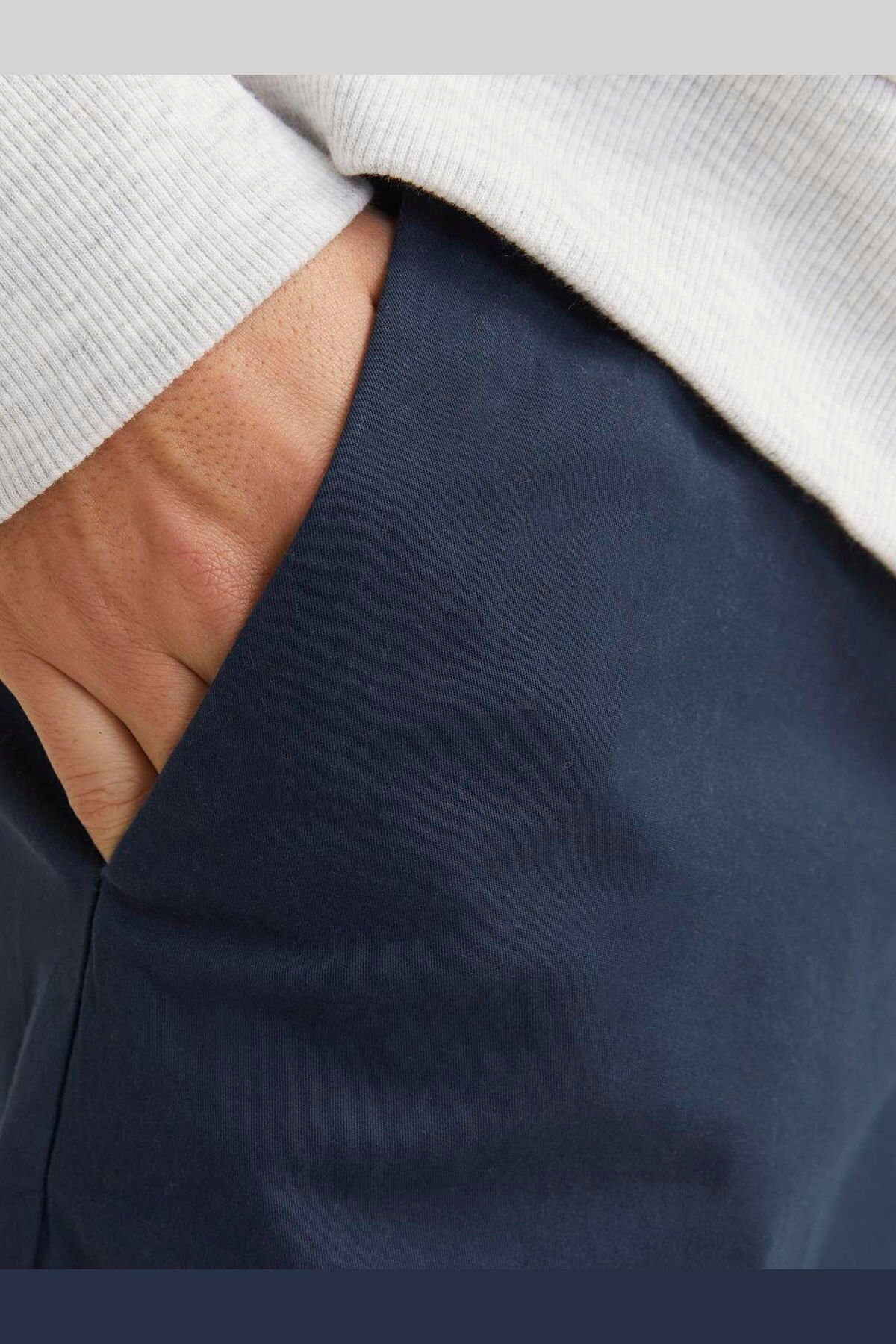 JACK JONES Erkek Lacivert Kampanyalı Hibrit Jogger Şort 12274983