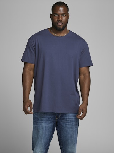 JACK JONES Erkek Lacivert Pamuklu Tişört 12158482